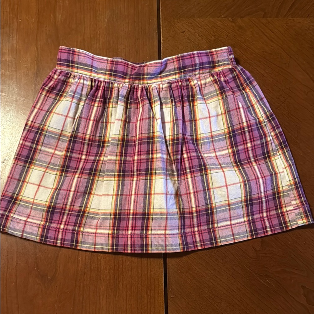 Girls Faded Glory Plaid Skort